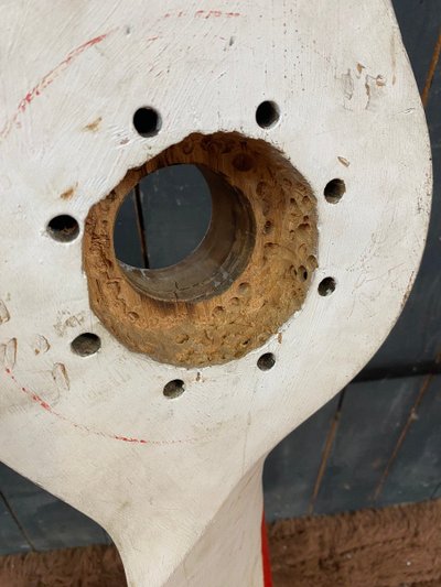 Echter alter Flugzeugpropeller , Herkunft Kanada