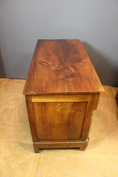 Commode Empire en noyer fin XIX