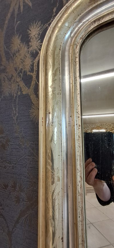 Louis Philippe period mirror 119 x 83
