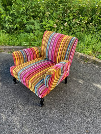 Paar Sessel Napoleon III , Restauriert Velours Mehrere Farben