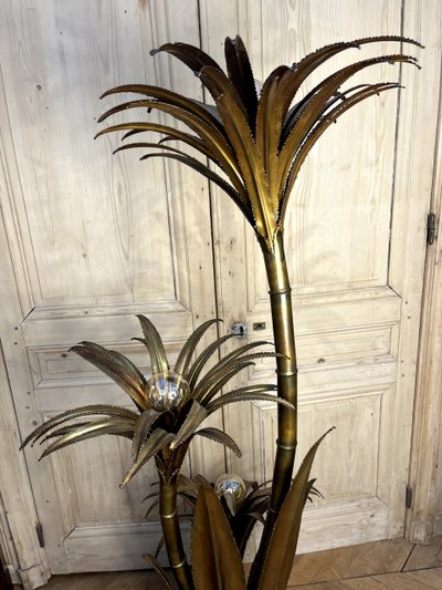 Maison JANSEN Lampada da terra modello Palm tree
