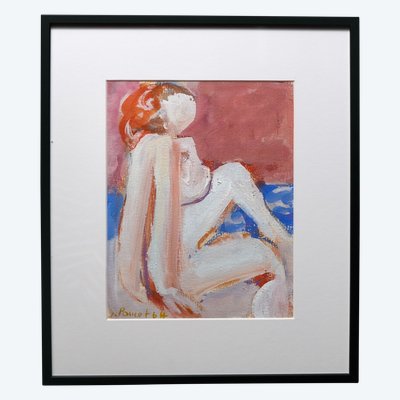 BAIGNEUSE ROSE 1964