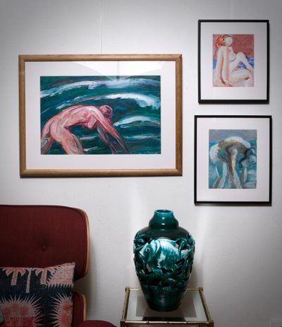 BAIGNEUSE BLEU 1964
