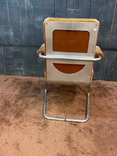 Curieux Fauteuil Art Deco Moderniste Circa 1930