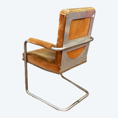 Curieux Fauteuil Art Deco Moderniste Circa 1930