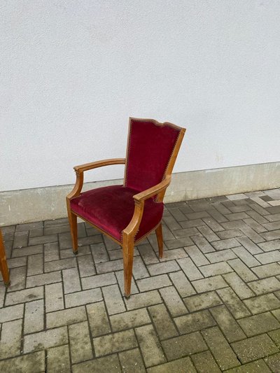 Paire De Fauteuils Art Deco , Circa 1940/1950