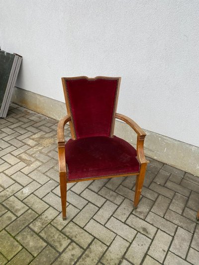 Paire De Fauteuils Art Deco , Circa 1940/1950