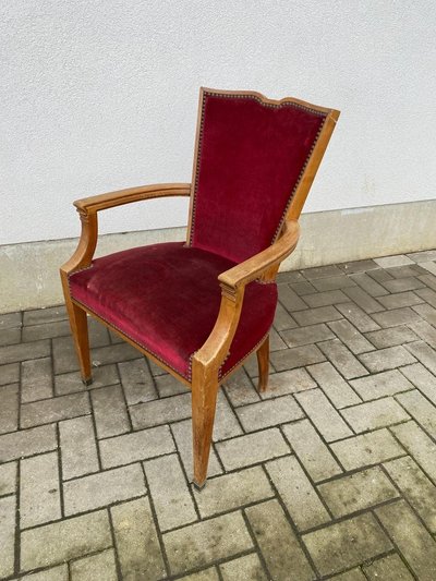 Paire De Fauteuils Art Deco , Circa 1940/1950