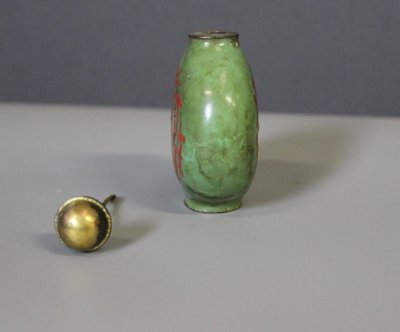Tabatière émaillée Au Corail Rouge , Chine , Début XX