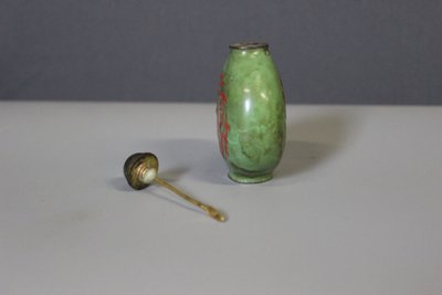 Tabatière émaillée Au Corail Rouge , Chine , Début XX