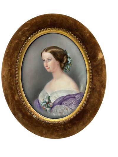 KPM - After Winterhalter portrait Emperatrice Eugenie