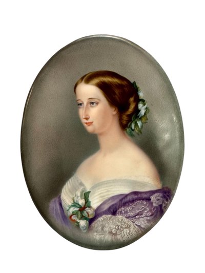 KPM - After Winterhalter portrait Emperatrice Eugenie