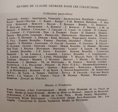 CLAUDE GEORGES 1929/1988
