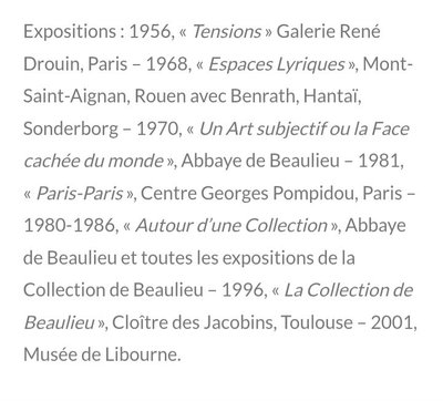 CLAUDE GEORGES 1929/1988