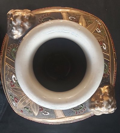 Pair of late 19th century Satsuma vases