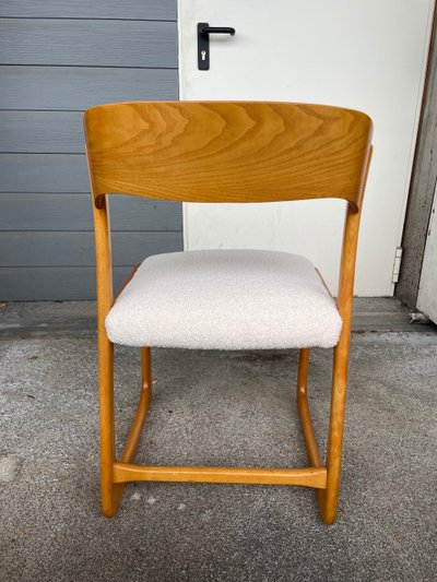 Baumann - Suite di 8 sedie modello Sledge Circa 1960
