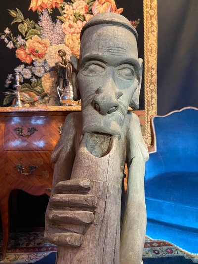 Skulptur Iatmul Sepik Papua-Neuguinea Schamane zeremonielle Trompete