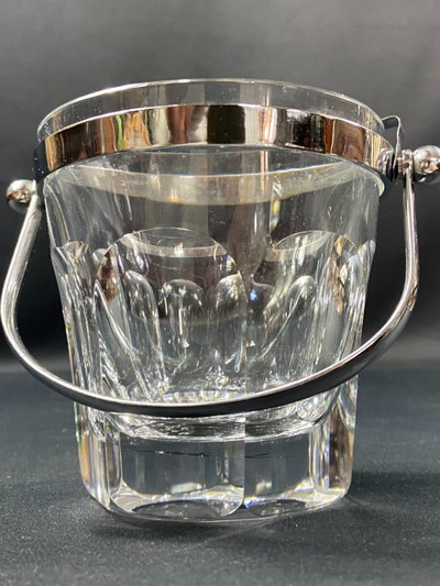 Seau à glaçons en cristal signé BACCARAT modèle Harcourt Talleyrand