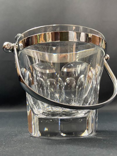 Seau à glaçons en cristal signé BACCARAT modèle Harcourt Talleyrand