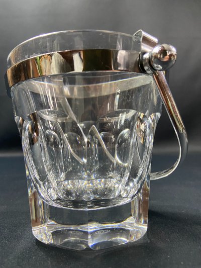 Seau à glaçons en cristal signé BACCARAT modèle Harcourt Talleyrand