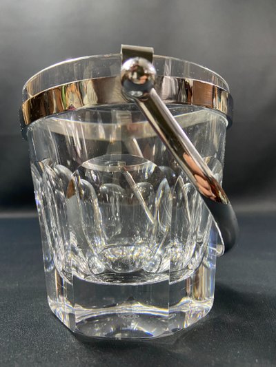 Seau à glaçons en cristal signé BACCARAT modèle Harcourt Talleyrand