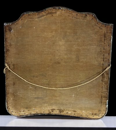DIPINTO DI FALEGNAMERIA / PIANO DELLA PORTA / OLIO SU TELA CON DECORAZIONE DI PUTTI