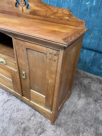 Léon Jallot (1874–1967) Sideboard aus Eiche im Jugendstil