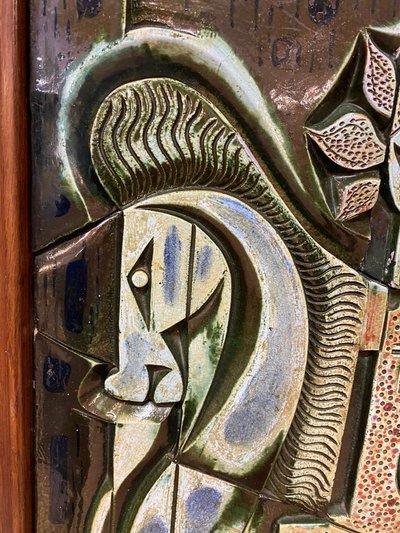 Boleslaw Danikowski, Rare Ceramic Panel Circa 1950/1960