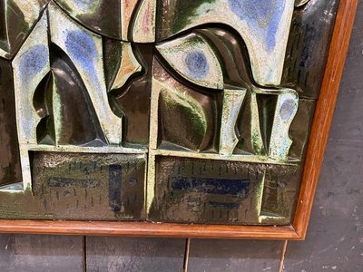 Boleslaw Danikowski, Rare Ceramic Panel Circa 1950/1960