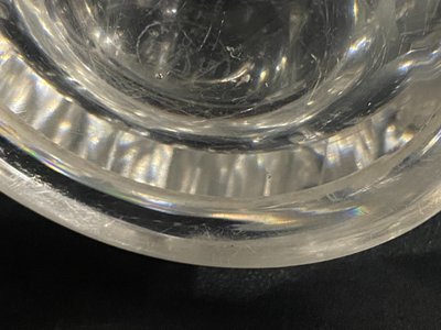 Large crystal perfume bottle signed Baccarat, Malmaison model