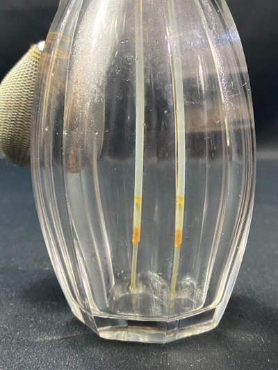 Large Baccarat crystal perfume spray bottle 1920-1930