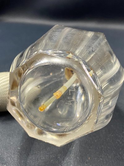Large Baccarat crystal perfume spray bottle 1920-1930
