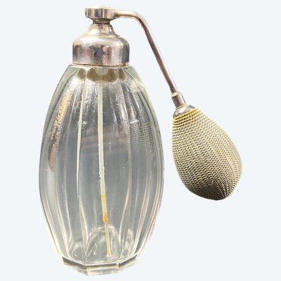 Large Baccarat crystal perfume spray bottle 1920-1930