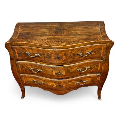 Importante commode marquetée Louis XV