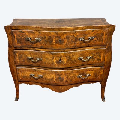 Importante commode marquetée Louis XV