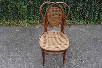 Pair De Chaises en Bois Courbé De Kohn Modèle 33