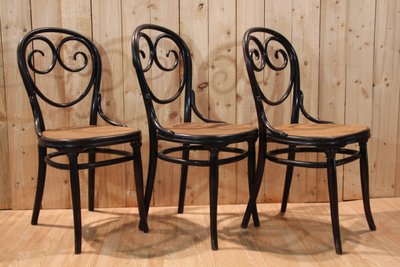 Set Of 6 Thonet Chairs N°2 Napoléon III