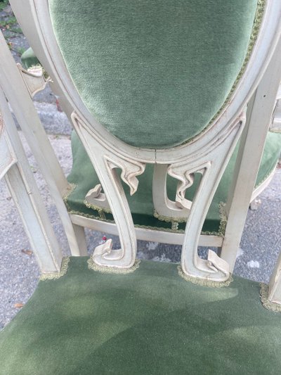 élégant Salon d'époque Art Nouveau,