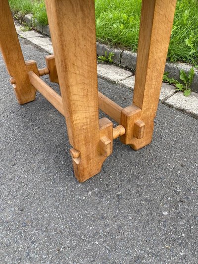 Guillerme Et Chambron , Rare Table Console Edition Votre Maison Circa 1970