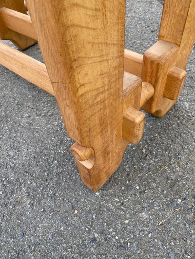 Guillerme Et Chambron , Rare Table Console Edition Votre Maison Circa 1970