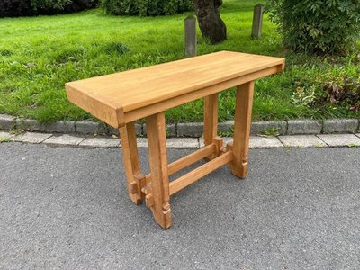 Guillerme Et Chambron , Rare Table Console Edition Votre Maison Circa 1970