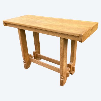 Guillerme Et Chambron , Rare Table Console Edition Votre Maison Circa 1970