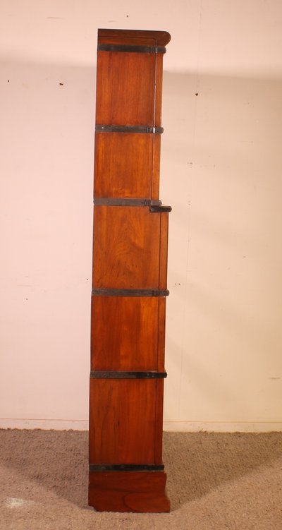 Globe Wernicke Mahogany Bookcase Of 5 Elements