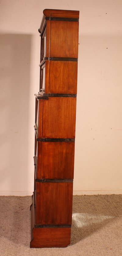Globe Wernicke Mahogany Bookcase Of 5 Elements