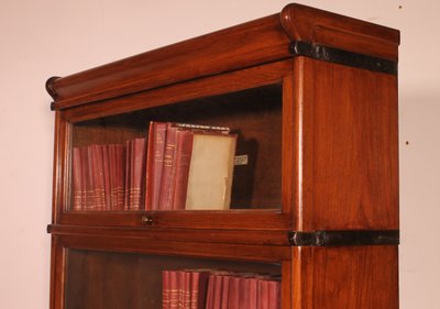 Globe Wernicke Mahogany Bookcase Of 5 Elements