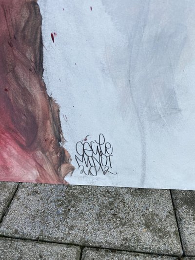 Cecile Minot, Öl auf Leinwand, signiert, datiert