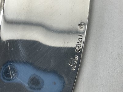 Metal dish, silver plated, Vendôme model, from