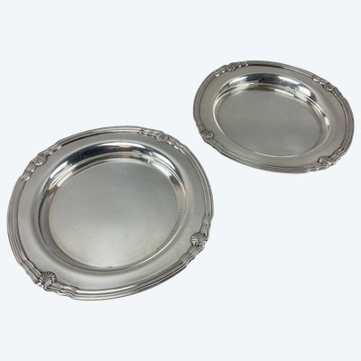 Pair of Christofle Vendome coasters