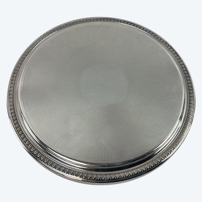 Silver-plated metal trivet, Malmaison model, Christophe