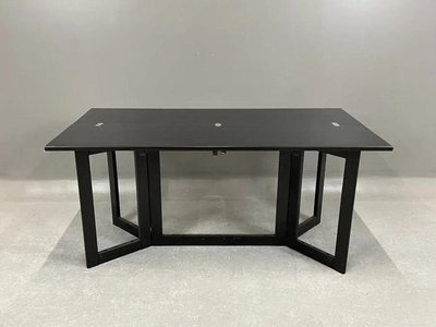 Grande Table/console En Bois Noirci, Attribué A Ligne Roset, Circa 1970/1980